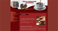 Desktop Screenshot of caffemaxima.hu