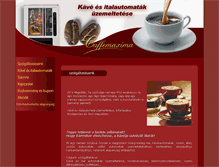 Tablet Screenshot of caffemaxima.hu